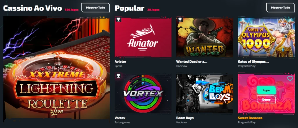 Slots menos reconhecidos pelos jogadores